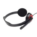 SŁUCHAWKI Z MIKROFONEM GEMBIRD MHS-002 CZARNE