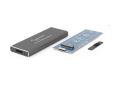 OBUDOWA SSD GEMBIRD USB 3.0 M.2 NGFF ALU CZARNA