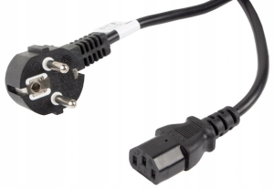 Kabel zasilający do PC CEE 7/7->IEC 320 C13 10m VDE  Lanberg czarny