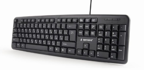 KLAWIATURA PRZEWODOWA GEMBIRD KB-U-103-RU USB RUS