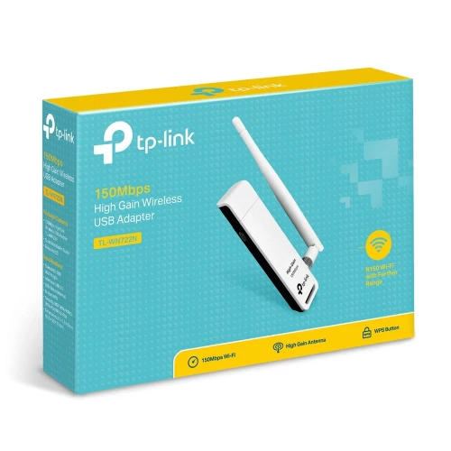 KARTA SIECIOWA TP-LINK TL-WN722N USB WIFI 150Mbps + ANTENA