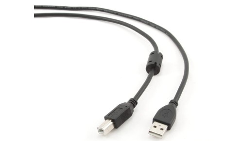 KABEL GEMBIRD USB 2.0 AM-BM +FERRYT 1,8M