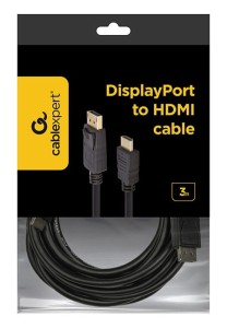 Kabel Gembird DisplayPort(M)->HDMI(M) 3m