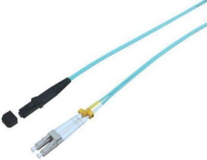 Kabel przyłączeniowy MicroConnect FO Patch cord MM, OM3, LC/UPC - MTRJ/UPC, 50/125, 2m (FIB432002)