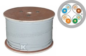 Kabel instalacyjny  U/FTP (STP) kabel kat.6A LSOH 4x2x23AWG ALANTEC - 550MHz (10Gb/s) 25 lat